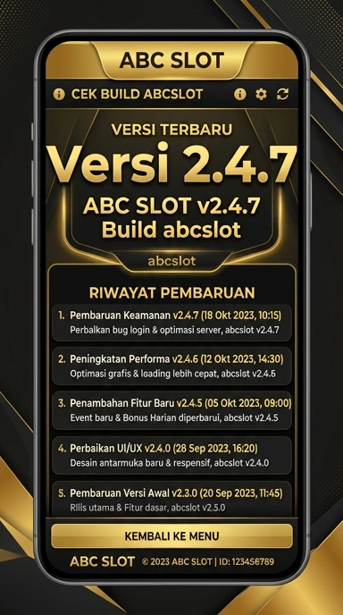 Tampilan riwayat versi abcslot