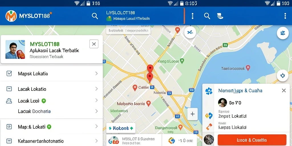 Tampilan antarmuka utama MYSLOT188 untuk lacak lokasi real-time.
